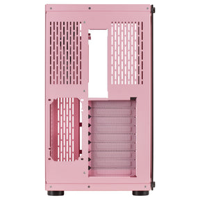 MARS GAMING MCVP XXL ATX CASE, FRONT &amp; SIDE TEMPERED GLASS, WATERCOOLING, PINK