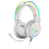 AURICULARES+MICRO MARS GAMING MHRGB CHROMA 360, ULTRALIGERO, PC/PS4/PS5/XBOX, BLANCO