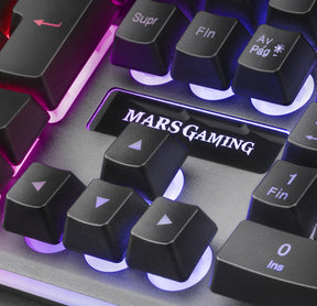 MARSGAMING MK220 RGB RAINBOW H-MECH KEYBOARD, ALUMINUM, EDGE LIGHT, ENGLISH