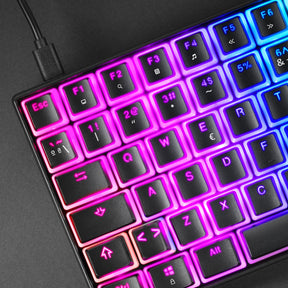 MARS GAMING MKULTRA BLACK RGB MECHANICAL 96% KEYBOARD, OUTEMU SQ BLUE, US+PORTU