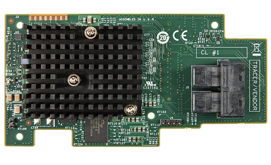 Intel Integrated RAID Module RMS3CC080 - Storage Controller (RAID) - 8 Channel - SATA 6Gb/s / SAS 12Gb/s - RAID (hard disk expansion) 0, 1, 5, 6, 10, 50, 60 - PCIe 3.0 x8