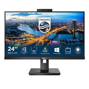 PHILIPS MONITOR IPS 24(23.8) FHD HDMI DP USB-C DOCKING COLUNAS WEBCAM HAS PIVOT