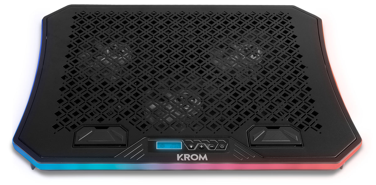 Base Refrigeração Krom Kooler RGB Laptop Cooling (NXKROMKOOLER)