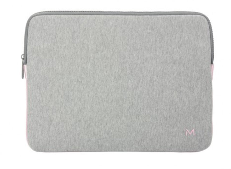 MOBILIS Skin Sleeve Bag 12.5-14" Gris y rosa