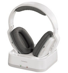 Auriculares inalámbricos supraaurales HAMA-Thomson RF \"WHP3311W\", blanco