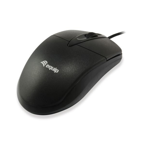 EQUIP LIFE OPTICAL MOUSE USB BLACK 1000DPI