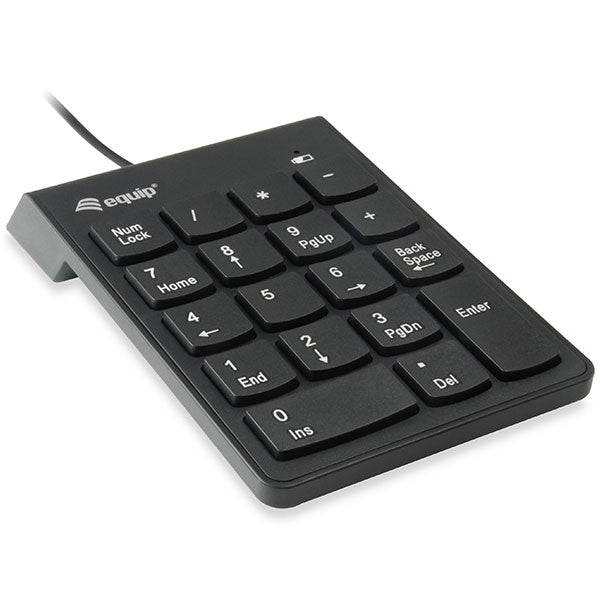 EQUIP LIFE USB BLACK NUMERIC KEYPAD