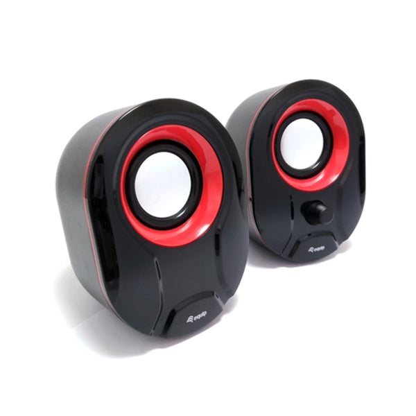 EQUIP LIFE MINI SPEAKERS 6W USB SOUND CONTROL BLACK/RED