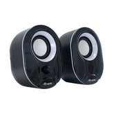 EQUIP LIFE MINI SPEAKERS 6W USB SOUND CONTROL BLACK/WHITE