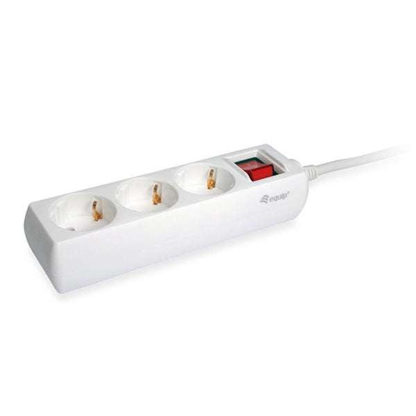 EQUIP LIFE ELECTRICAL EXTENSION 3 SOCKETS WITH SWITCH