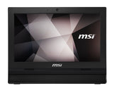 MSI AIO PRO 16T 10M-079XEU Celeron 5205U 4GB 250GB SSD 15.6" HD Sistema operativo SingleTouch 3 años Negro