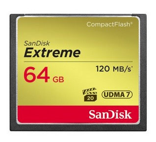 SanDisk Extreme - Flash memory card - 64 GB - 567x - CompactFlash