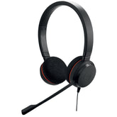 Jabra Evolve 20 MS stereo - Auscultadores - no ouvido - com cabo - USB - Certificado para Skype for Business