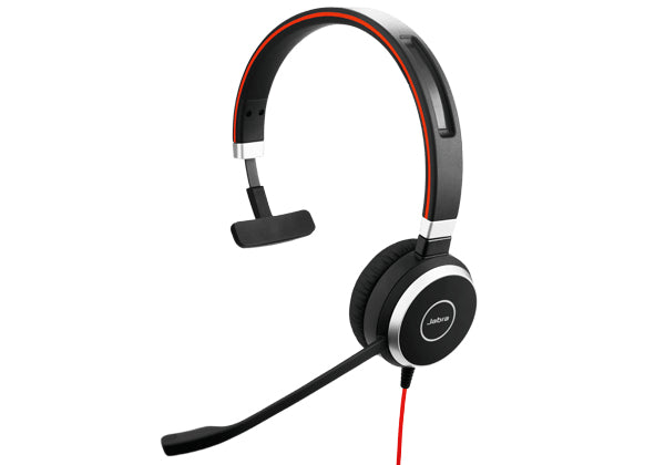 Jabra Evolve 40 UC mono - Auriculares - intrauditivos - con cable - conector de 3,5 mm