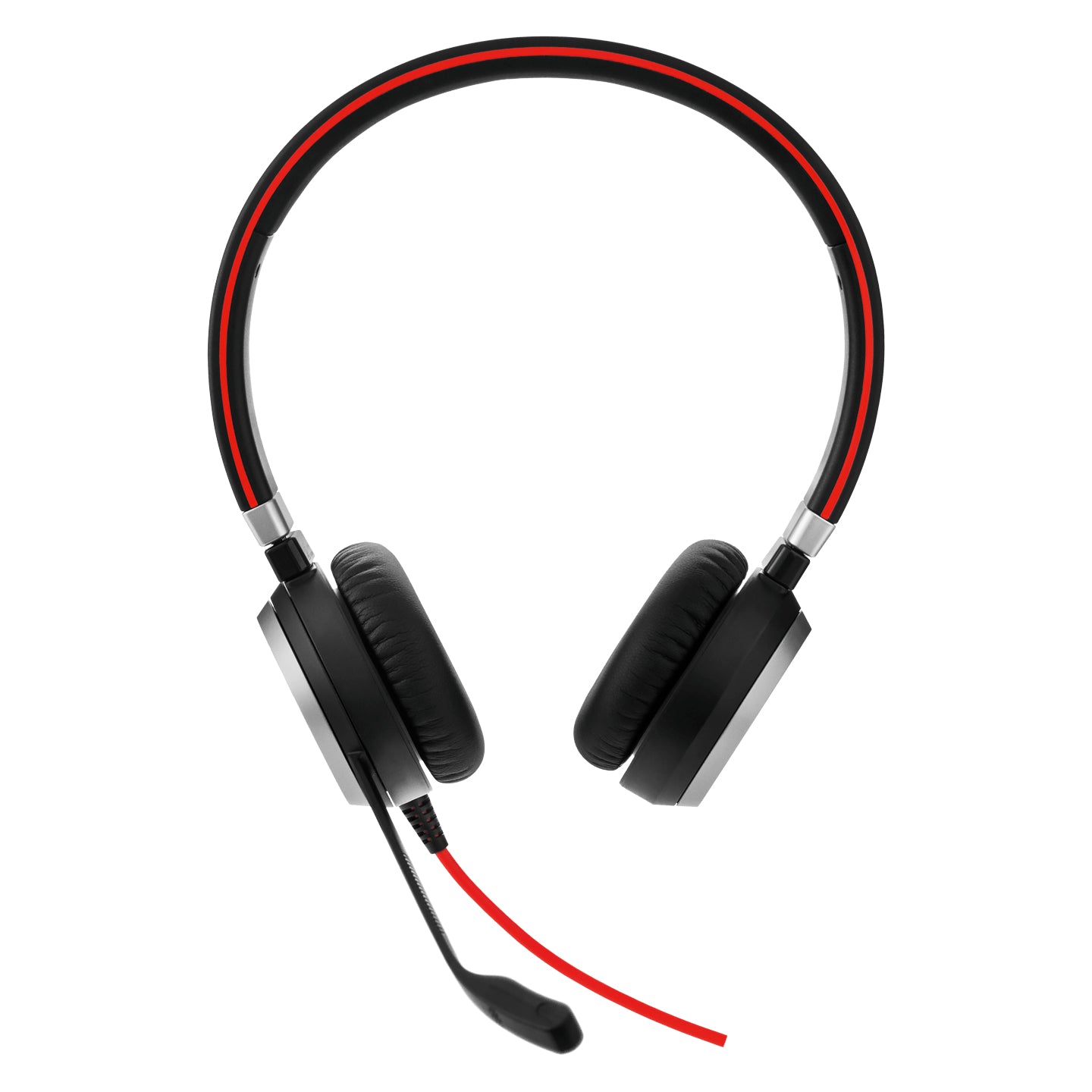 Jabra Evolve 40 MS stereo - Auscultadores - no ouvido - com cabo - USB, macaco de 3,5 mm - Certificado para Skype for Business