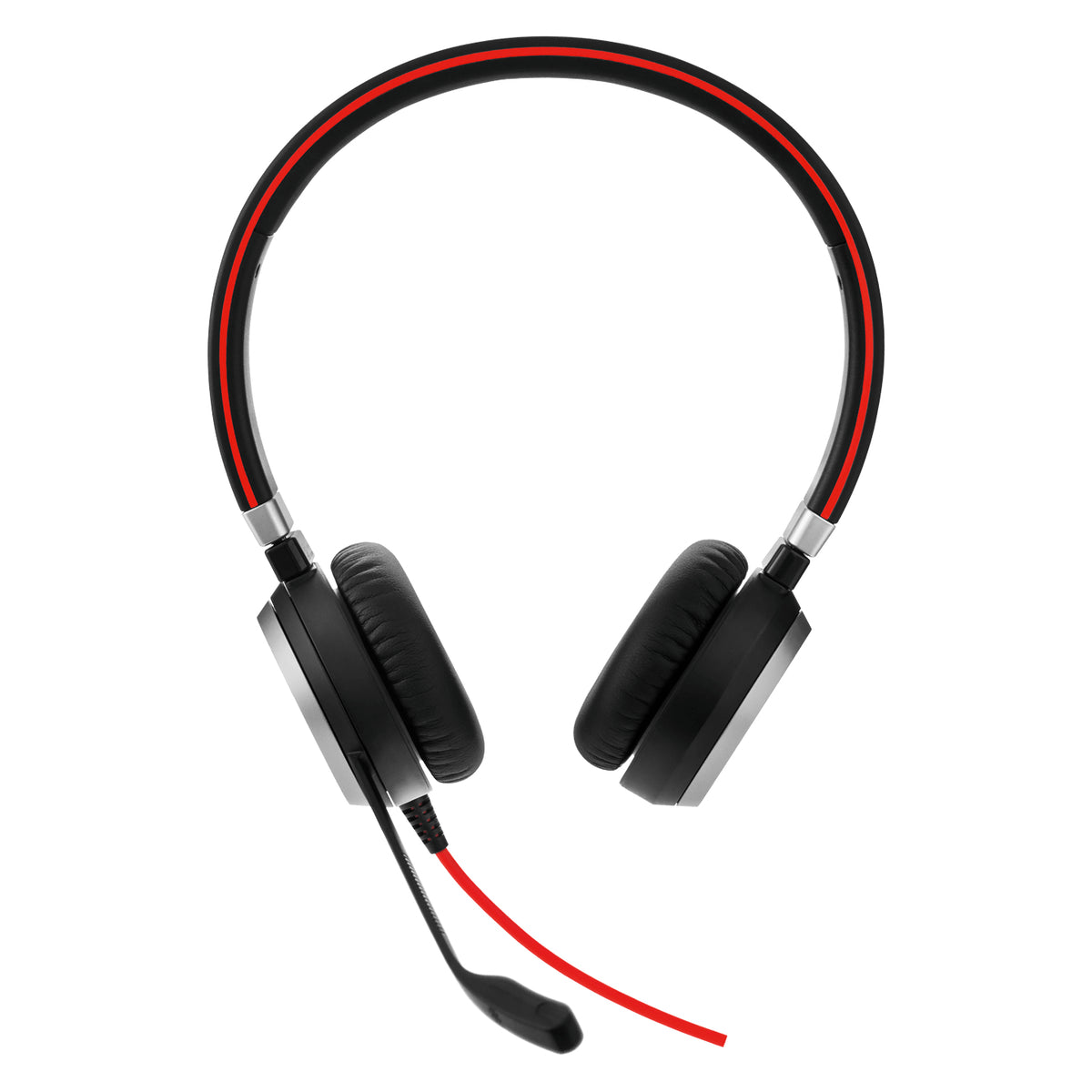 Jabra Evolve 40 UC stereo - Auscultadores - no ouvido - com cabo - macaco de 3,5 mm