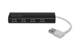 Belkin Ultra-Slim Travel - Hub - 4 x USB 2.0 - escritorio