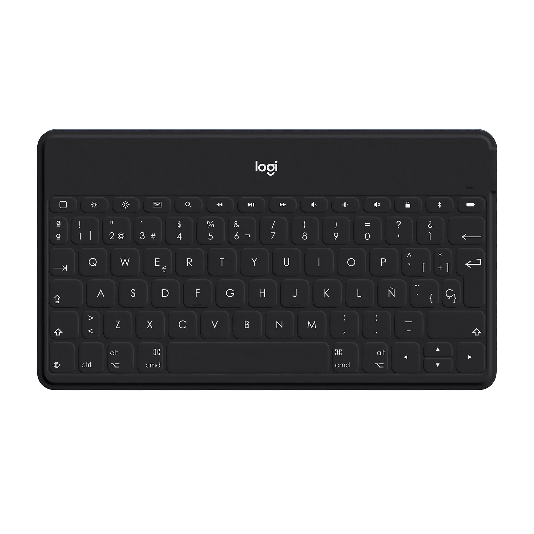 Logitech Keys-To-Go - Keyboard - Bluetooth - Spanish - Waterproof - Black