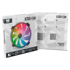 Ventilador NOX X200 ARGB FAN 200mm 1200rpm 800rpm