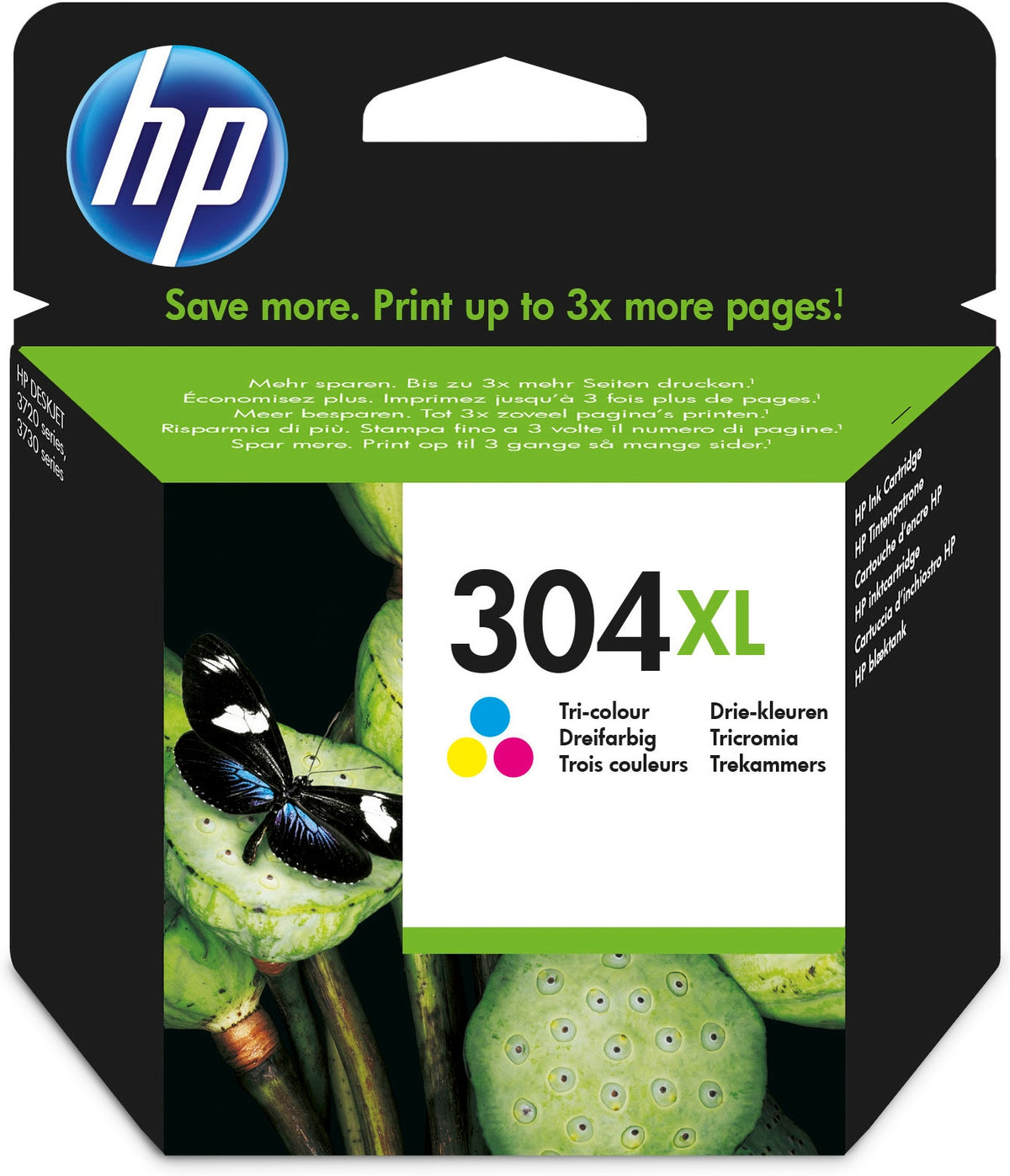 HP 304XL Tri-color Original Ink Cartridge