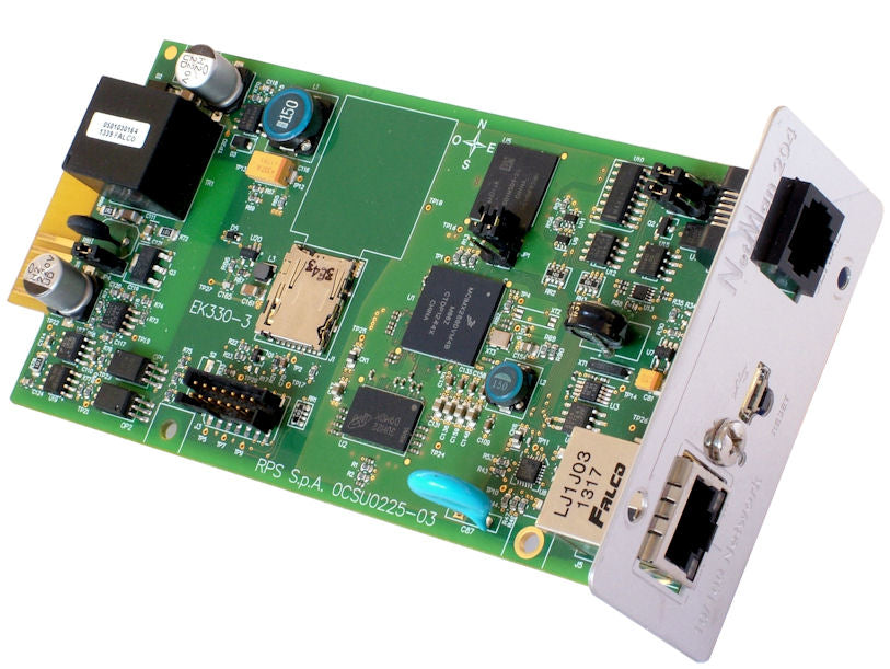 Riello UPS NetMan 204 - Adaptador de administración remota - USB, 100Mb LAN, RS-232 - 100Base-TX