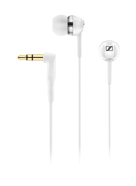 Sennheiser CX 1.00 - Auscultadores intra-aurais - intra-auricular - com cabo - macaco de 3,5 mm - branco