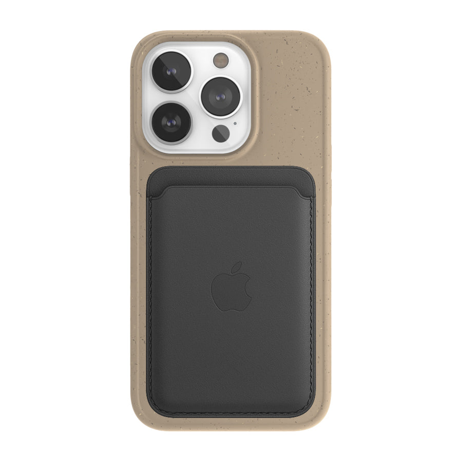 Capa Woodcessories Bio Antimicrobial Magsafe Taupe/Biomaterial para iphone 14 Pro Max