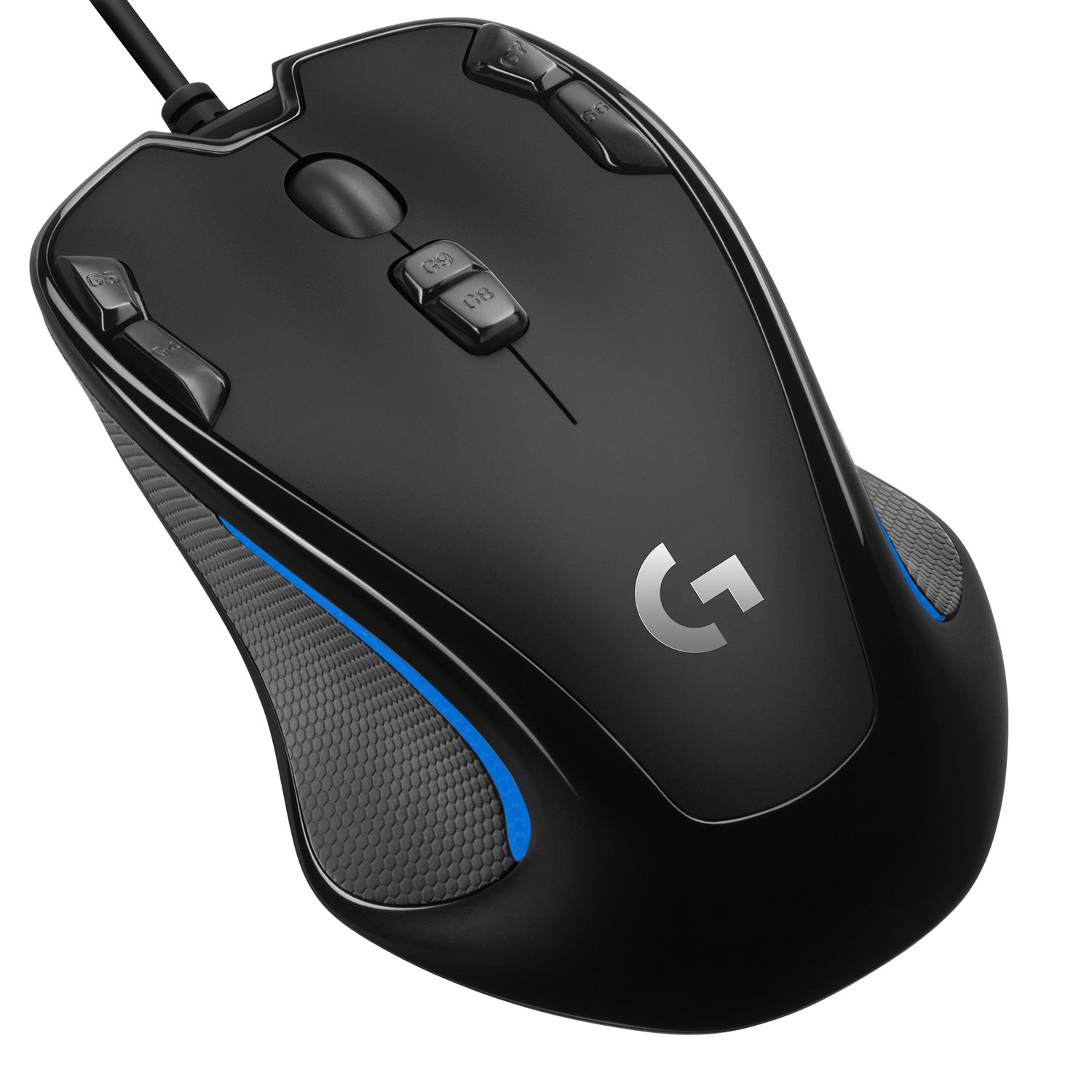 Logitech Gaming Mouse G300s - Mouse - right and left handed - optical - 9 buttons - with cable - USB