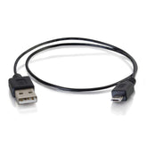 C2G USB Charging Cable - USB Power Cable - USB (Power Only) Male to Micro-USB Type B (Power Only) Male - 46 cm - Black