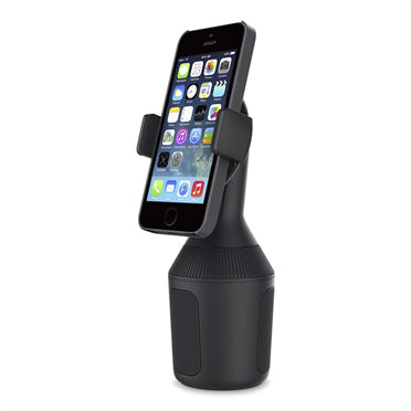 Belkin Car Cup Mount - Suporte de automóvel para telemóvel - para Apple iPhone 4, 4S, 5, 5s, 6, 6 Plus, Samsung Galaxy Note 3, Note II, S II, S4, S5