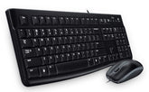 Logitech Desktop MK120 - Conjunto de teclado e rato - USB - Búlgaro