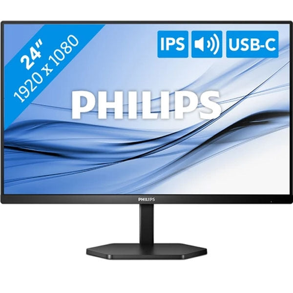 PHILIPS MONITOR IPS 24 (23.8) 16:9 FHD HDMI DP USB-C HAS SPEAKERS 24E1N5300AE/00