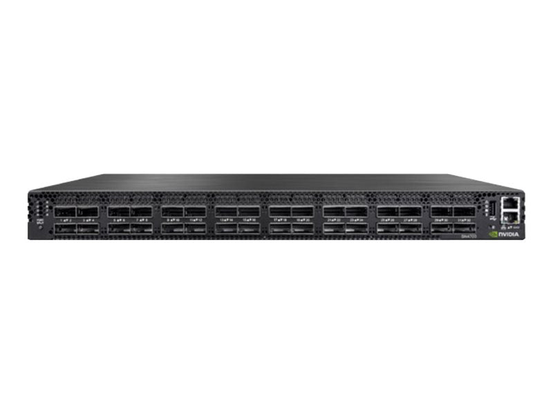NVIDIA Spectrum-3 SN4700 - Interruptor - L3 - Administrado - 32 x 400 Gigabit QSFP-DD - fluxo de ar trás para frente' - montável em trilho (920-9N301-00FB-0X0)