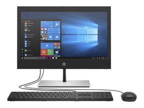 HP ProOne 400 G6 - All-in-one - Core i3 10100T / 3 GHz - RAM 8 GB - SSD 256 GB - NVMe, HP Value - Gravador DVD - UHD Graphics 630 - GigE - WLAN: 802.11a/b/g/n/ac, Bluetooth 5.0 - Win 10 Pro 64-bit - monitor: LED 19.53" 1920 x 1080 (Full HD) - teclado