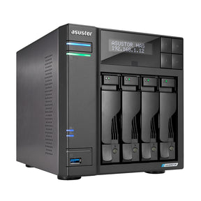 NAS ASUSTOR AS6704T LOCKERSTOR 4 Gen 2, AS6704T 4-Bay 4C 2.0GHz-4GB-2.5GbE, 3Y WTY