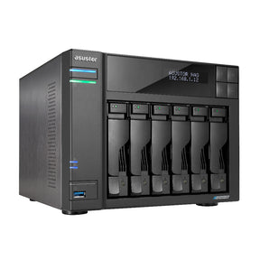 NAS ASUSTOR AS6706T LOCKERSTOR 6 Gen 2, AS6706T 6-Bay 4C 2.0GHz-8GB-2.5GbE, 3Y WTY