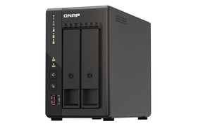 NAS QNAP 2-Bay Celeron J6412 4C/4T 2.6GHz/8GB(not expandable),2x2.5GbE/USB/Tower