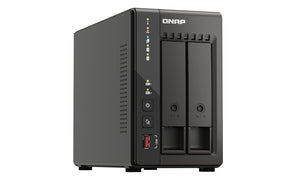 NAS QNAP 2-Bay Celeron J6412 4C/4T 2.6GHz/8GB (no expandible), 2x2.5GbE/USB/Torre