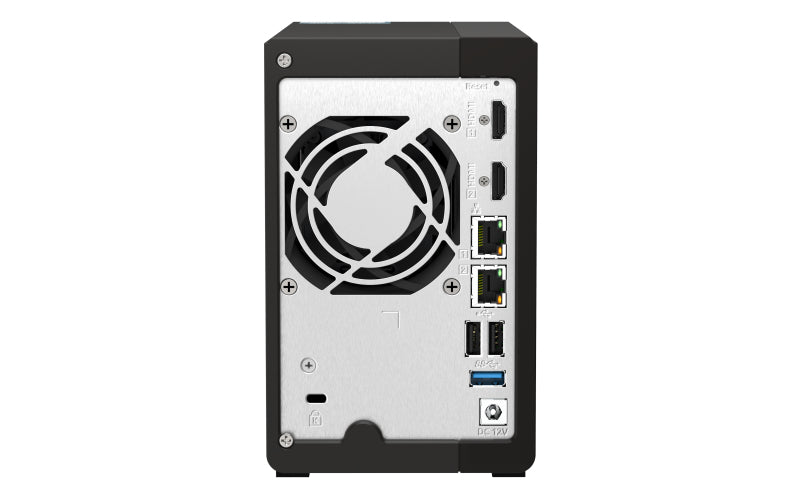 NAS QNAP 2-Bay Celeron J6412 4C/4T 2.6GHz/8GB (no expandible), 2x2.5GbE/USB/Torre