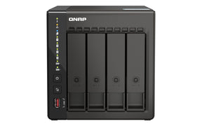 NAS QNAP 4-Bay Celeron J6412 4C/4T 2.6GHz/8GB(not expandable),2x2.5GbE/USB/Tower (TS-453E-8G)