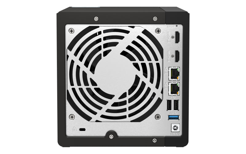 NAS QNAP 4-Bay Celeron J6412 4C/4T 2.6GHz/8GB(not expandable),2x2.5GbE/USB/Tower (TS-453E-8G)