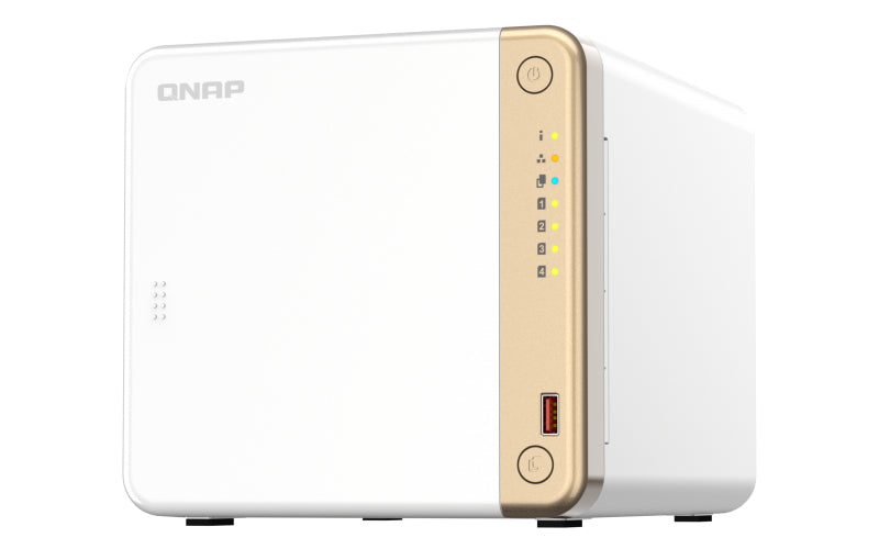 QNAP NAS de escritorio de 4 bahías Intel N4505 Dual (TS-462-2G)