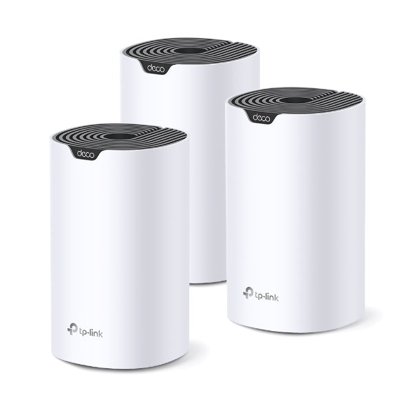 TP-Link AC1900 Whole-Home Mesh Wi-Fi Router, 300Mbps at 2.4GHz + 867Mbps at 5GHz - Deco S7(3-pack)