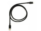 CABLE DE CARGA Y COMUNICACIONES USB C A USB A, 1M DE LARGO, CON SOPORTE PARA VEHÍCULO CRD-TC56-CVCD2-02