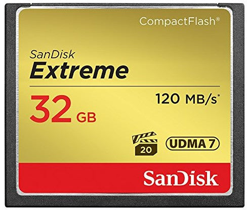 SanDisk Extreme - Flash Memory Card - 32 GB - 567x - CompactFlash