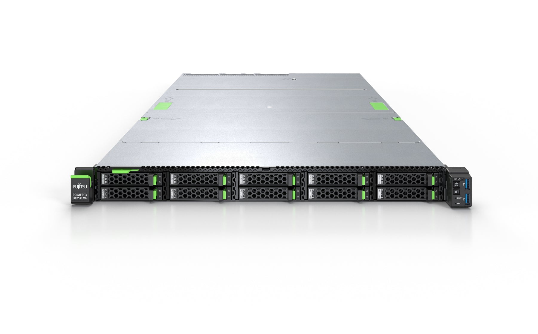 SERVER FUJITSU PRIMERGY RX2530 M6 Xeon 4310 12C 2.10GHz|32GB DDR4|Raid 0.1|4x1Gb|8x2.5\"|3YrOS