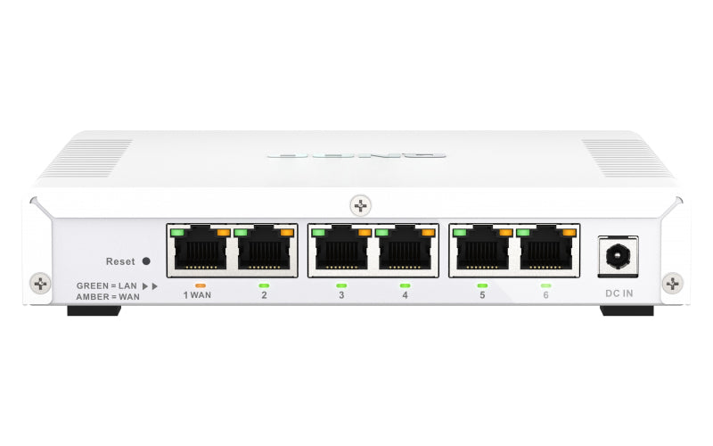 ROUTER QNAP 6 port 2.5GbE RJ45, QuWAN SD-WAN