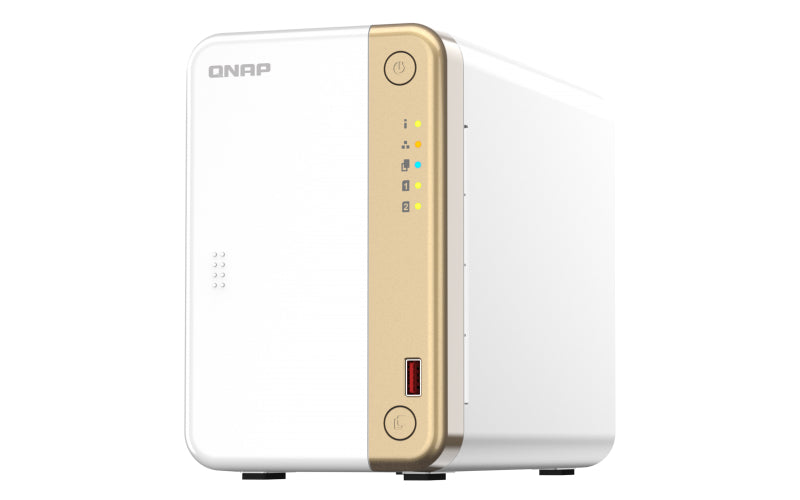 NAS QNAP 2-Bay Celeron N4505 2C/2T,4GB/1x2.5GbE/USB/Torre