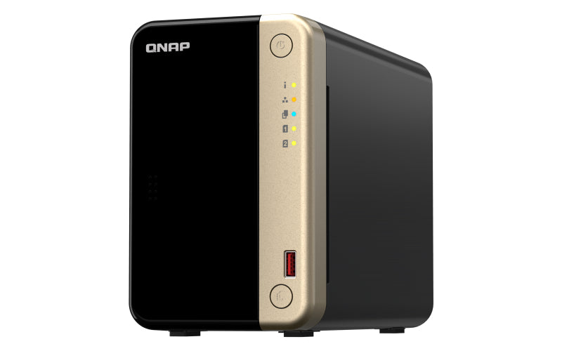 NAS QNAP 2-Bay Celeron N5105/N5095 4C/4T,8GB/2x2.5GbE/USB/Tower