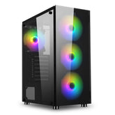 Caixa 1LIFE C FLUSH RGB -ATX